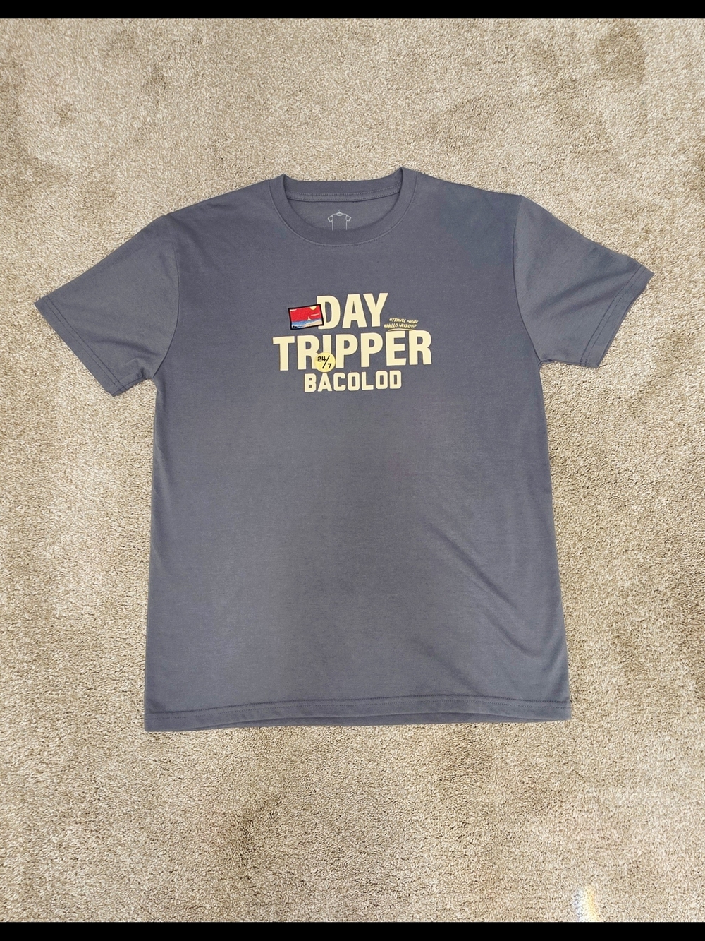 Day Tripper Bacolod Graphic Tee - Gray